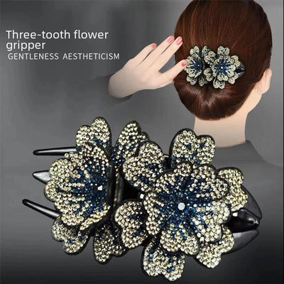Korean Elegant Elegant Three-tooth Clip Hair Clip Mom Duckbill Clip Hair Fashion Headwear Big Grab Clip Back Head Hair Accessories