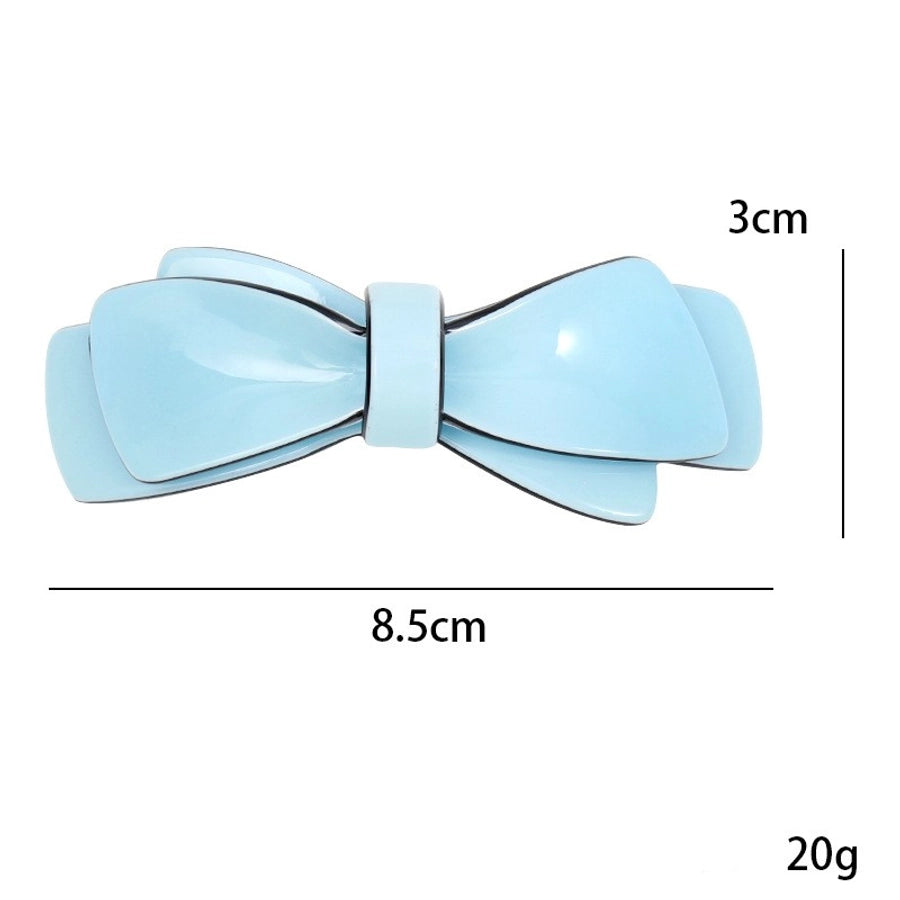 Women's Princess Sweet Bow Knot Arylic Hair Clip