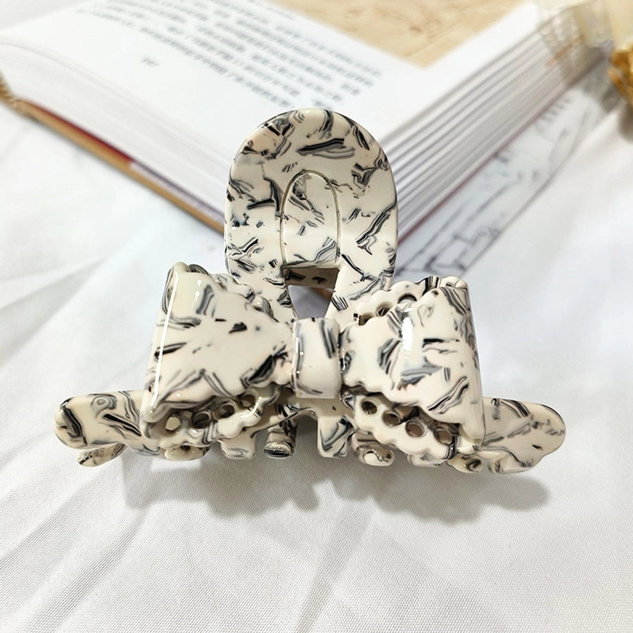 Women's Casual Simple Style Streetwear Geometric Bow Knot Acetic acid sheets Handmade Hair Claws
