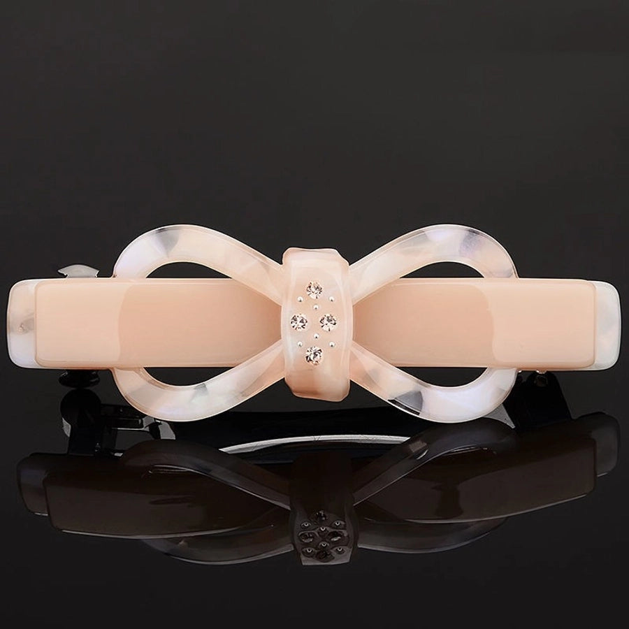 Women's Simple Style Bow Knot Acetic acid sheets Hair Clip