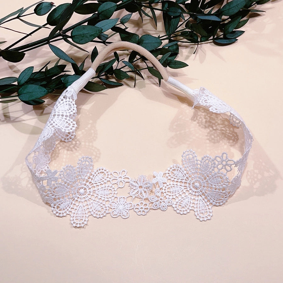 sweet flower cloth lace hair band