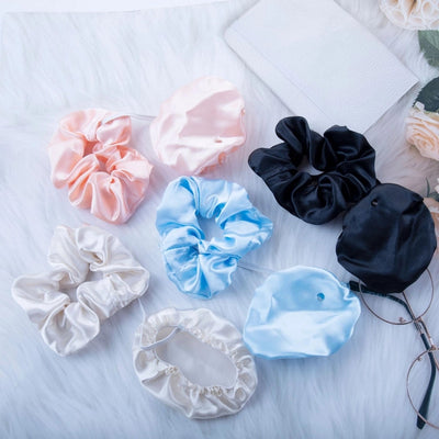 Unisex Exaggerated Solid Color Cloth Hair Tie