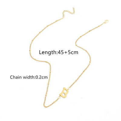 Jewelry Simple Style Classic Style Letter 201 Stainless Steel 304 Stainless Steel Pendant Necklace