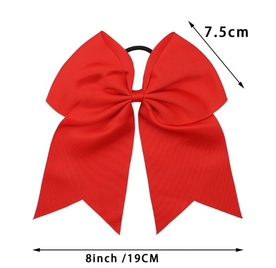 Europe and the United States 8inch large bow rubber band hair band hair rope thread webbing large dovetail headdress manufacturers in stock