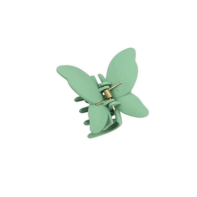 fashion butterfly plastic stoving varnish hair claws 1 piece