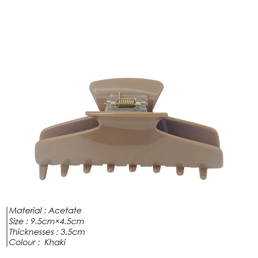 Women's Dopamine Sweet Solid Color Solid Color Acetic acid sheets Hair Claws