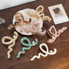 Women's IG Style Waves Arylic Alloy Inlay Pearl Hair Claws