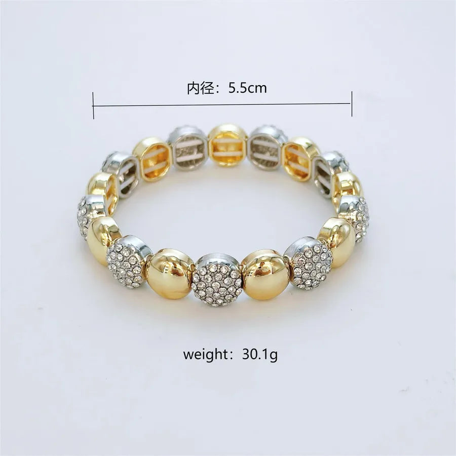 Modern Style Simple Style Classic Style Round Star 18K Gold Plated Silver Plated Pearl Zircon 316 Stainless Steel  Zinc alloy  Chain & Link Bracelets Wholesale