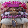 Vacation Geometric natural stone Beaded Chain Bracelets In Bulk