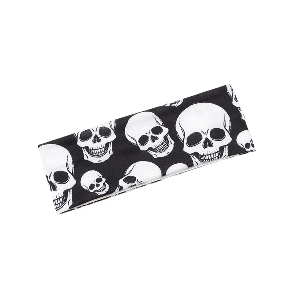 Women's Cute Funny Pumpkin Cartoon Character Spider Cloth Printing Hair Tie