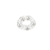 Pearl transparent telephone line hair band women's high-grade hair tie rope does not hurt hair rubber band Simple temperament headdress