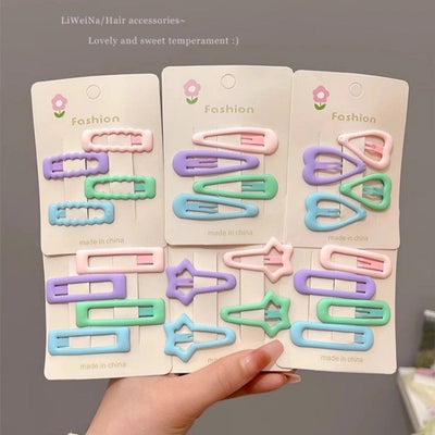 Women's Cute Solid Color Alloy Hair Clip