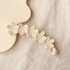 Women's Simple Style Flower Plastic Resin Spray Paint Hair Clip