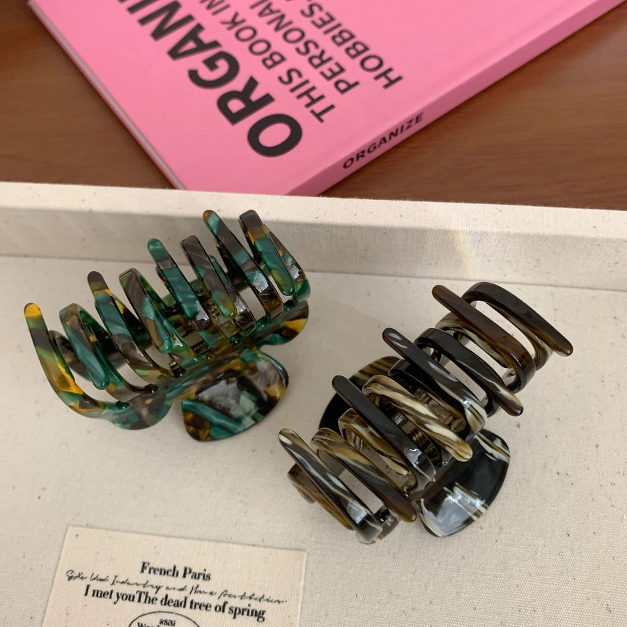 Women's Simple Style Classic Style Irregular Acetic acid sheets Hair Claws