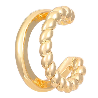 1 Piece IG Style Simple Style Geometric Plating Copper Ear Cuffs