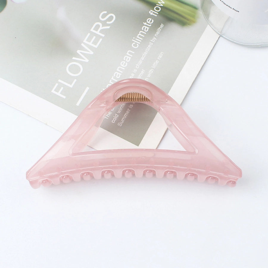 simple style triangle arylic stoving varnish hair claws 1 piece