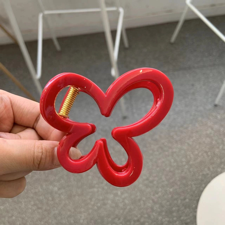 Women's Simple Style Solid Color Acetic acid sheets Polishing Hair Claws