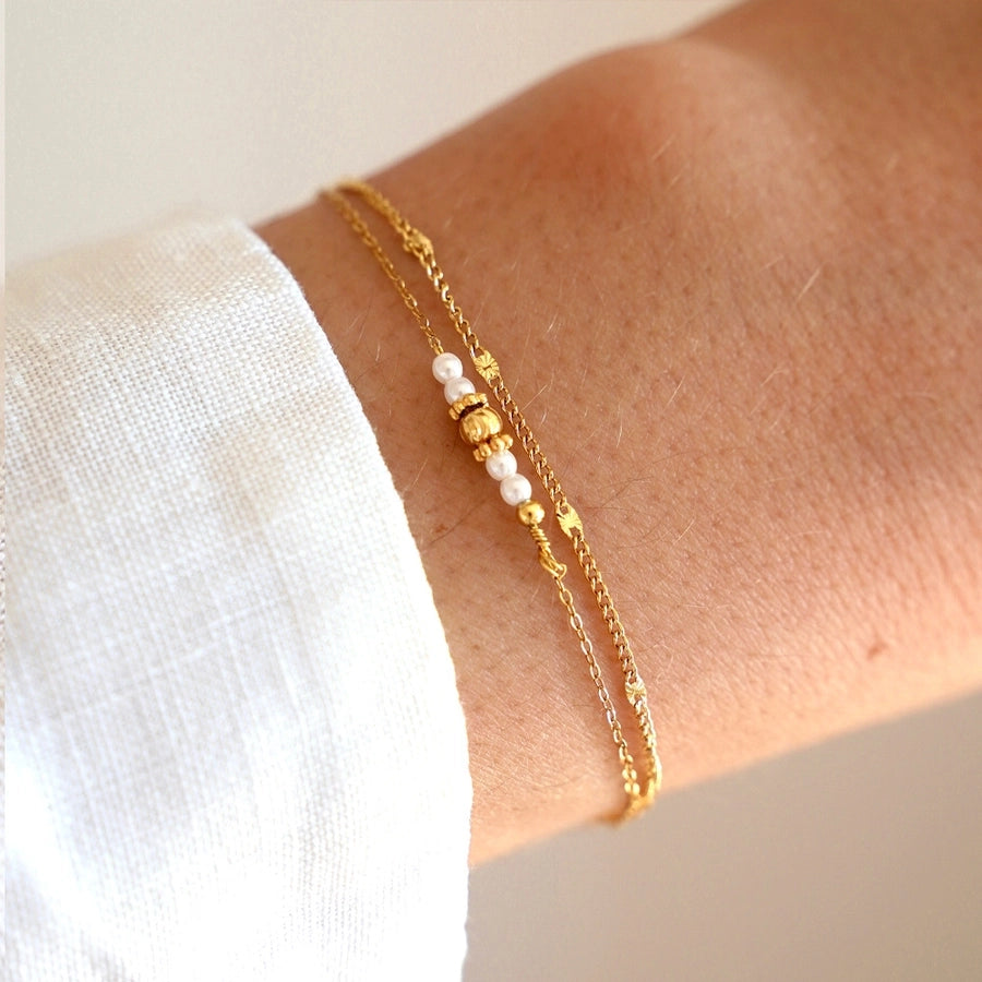 Semi-precious stone Handmade Geometric Bracelets