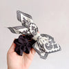 Women's Retro Color Block Plastic Cloth Printing Hair Claws