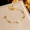 Vintage Style Simple Style Heart Shape 304 Stainless Steel Bracelets In Bulk