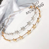 simple five-pointed star hair band