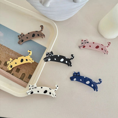 Women's Cute Cat Arylic Hair Clip