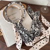 Women's Casual Elegant Artistic Polka Dots Bow Knot Cloth Hair Band