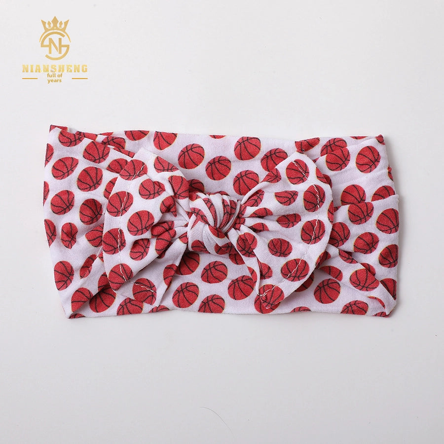 New  children's headdress jacquard soft hair tie bow hair band baby newborn headband baby hair band