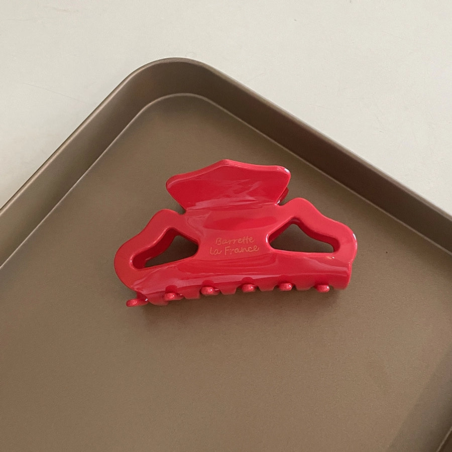 Korea imported France acetic acid grab clip hollow medium hair grab plate hair shark clip hairpin grab clip