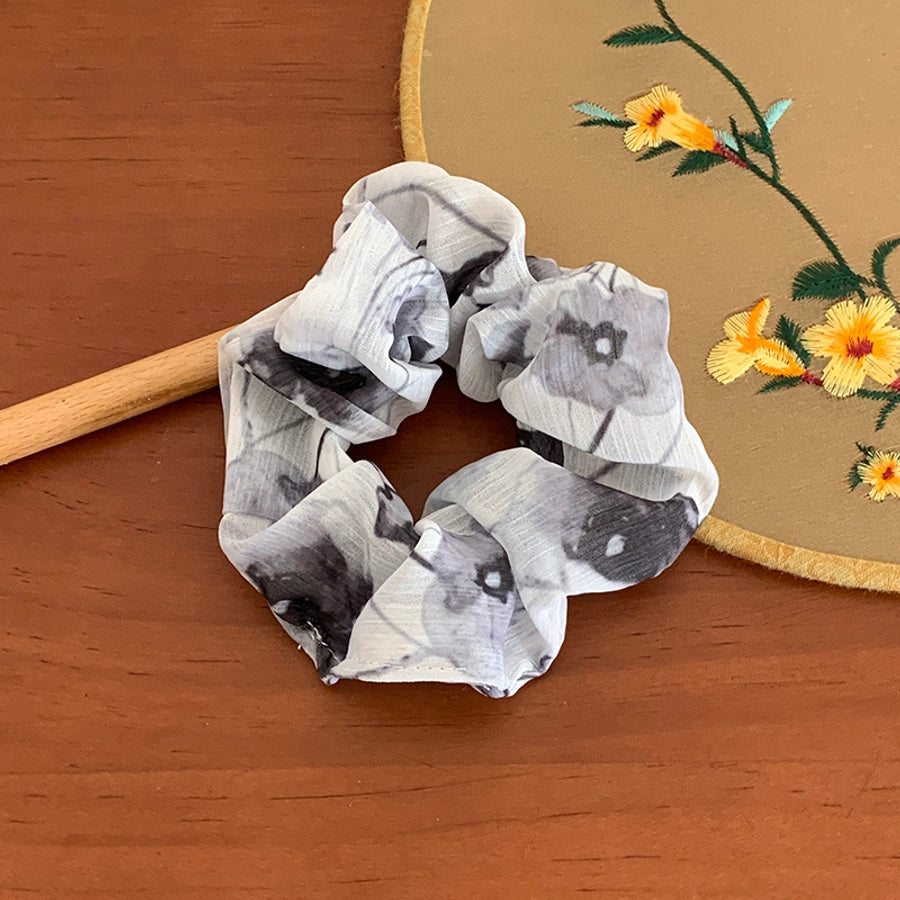 Women's Chinoiserie Sweet Artistic Letter Chinese Character Cloth Hair Tie