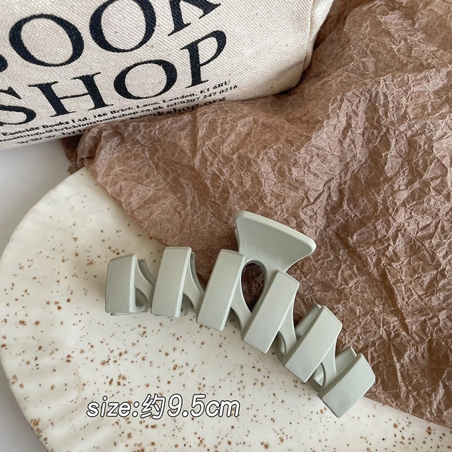 simple style geometric artificial pearl handmade hair claws 1 piece