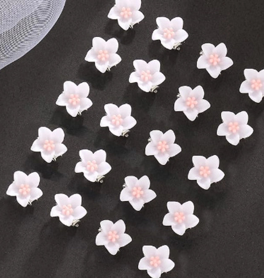 Children's Flower Small Grab Hair Accessories Girl's Braided Hair Buckle Head Flower Little Girl's Mini Grab Small Hairpin Headwear