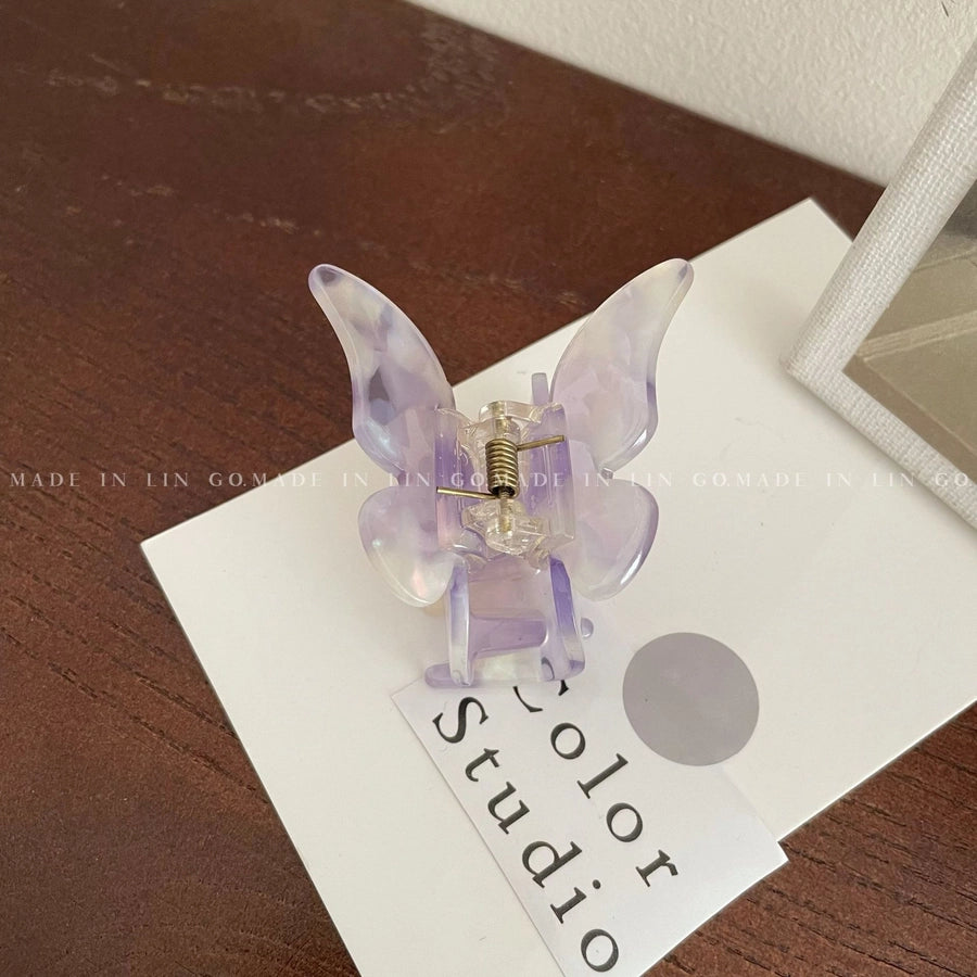 Women's Sweet Cool Style Butterfly Metal Plating Hair Claws