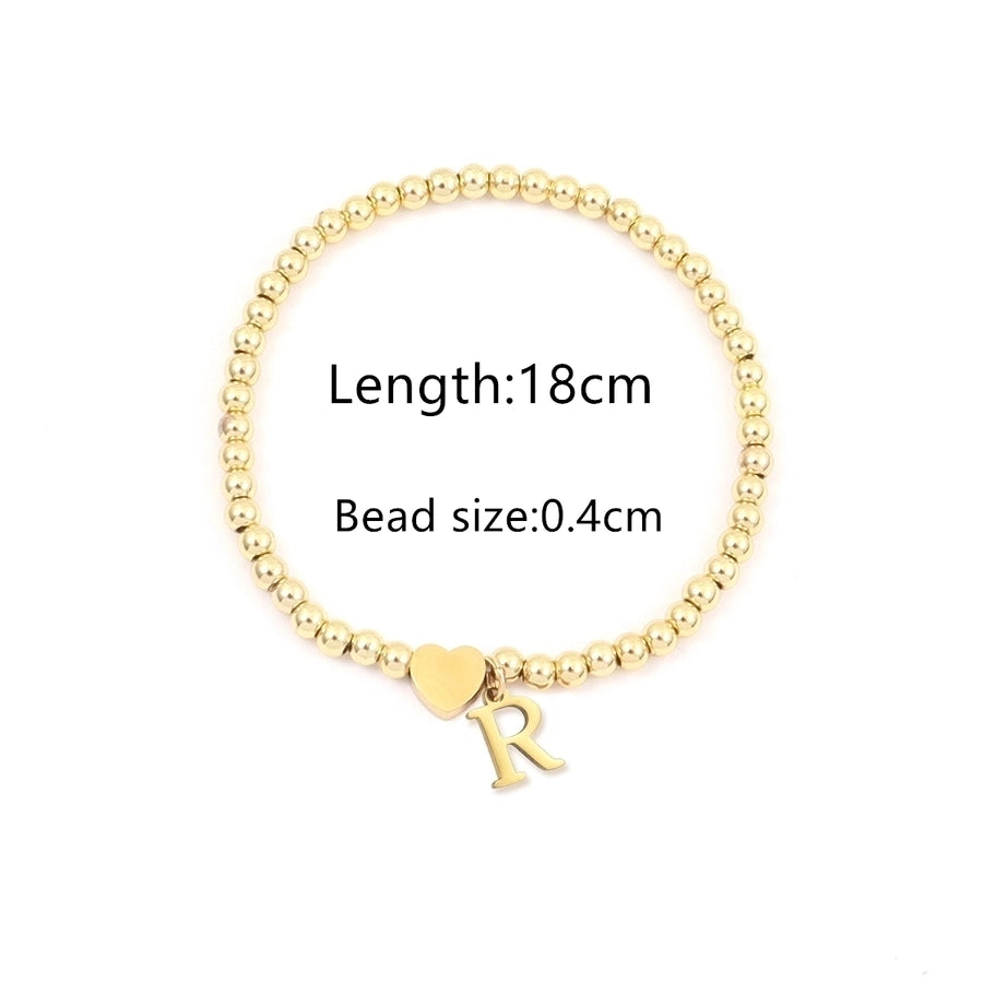 Simple Style Classic Style Letter 201 Stainless Steel 304 Stainless Steel Bracelets In Bulk