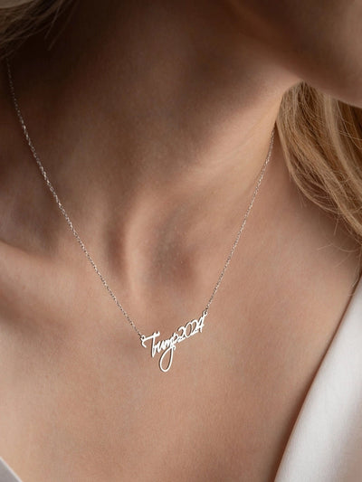 Jewelry Retro Funny Novelty Donald Trump Letter 316 Stainless Steel  Pendant Necklace