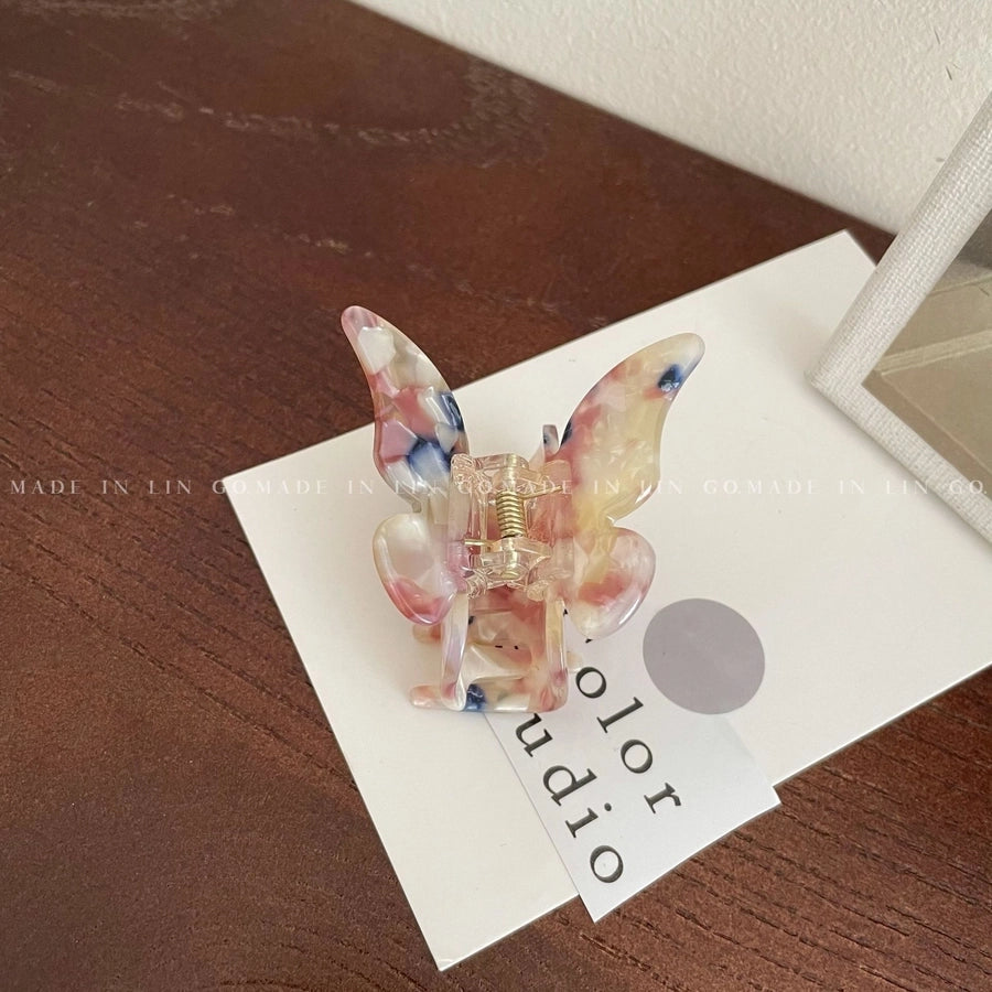 Women's Sweet Cool Style Butterfly Metal Plating Hair Claws