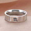 Jewelry French Style Simple Style Commute Constellation 304 Stainless Steel Rings