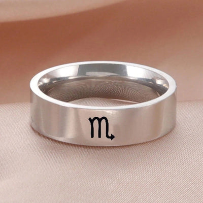 Jewelry French Style Simple Style Commute Constellation 304 Stainless Steel Rings