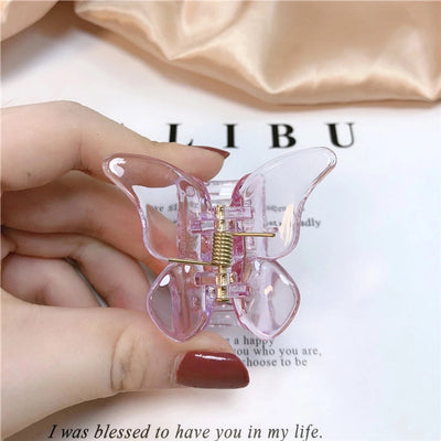 retro butterfly arylic stoving varnish hair claws