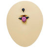 1 Piece Lip Rings Sexy Classic Style Heart Shape Smile Face Butterfly Pure Titanium Titanium Alloy Epoxy Plating Acrylic Rhinestones Glass White Gold Plated Belly Rings