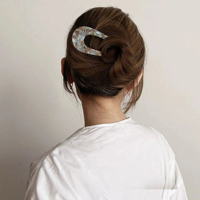New Chinese style U-shaped hairpin female  new ball head updo artifact insert comb back head headdress fixed chopsticks