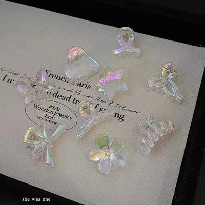 Women's Simple Style Classic Style Flower Butterfly Plastic Resin Plating Hair Clip