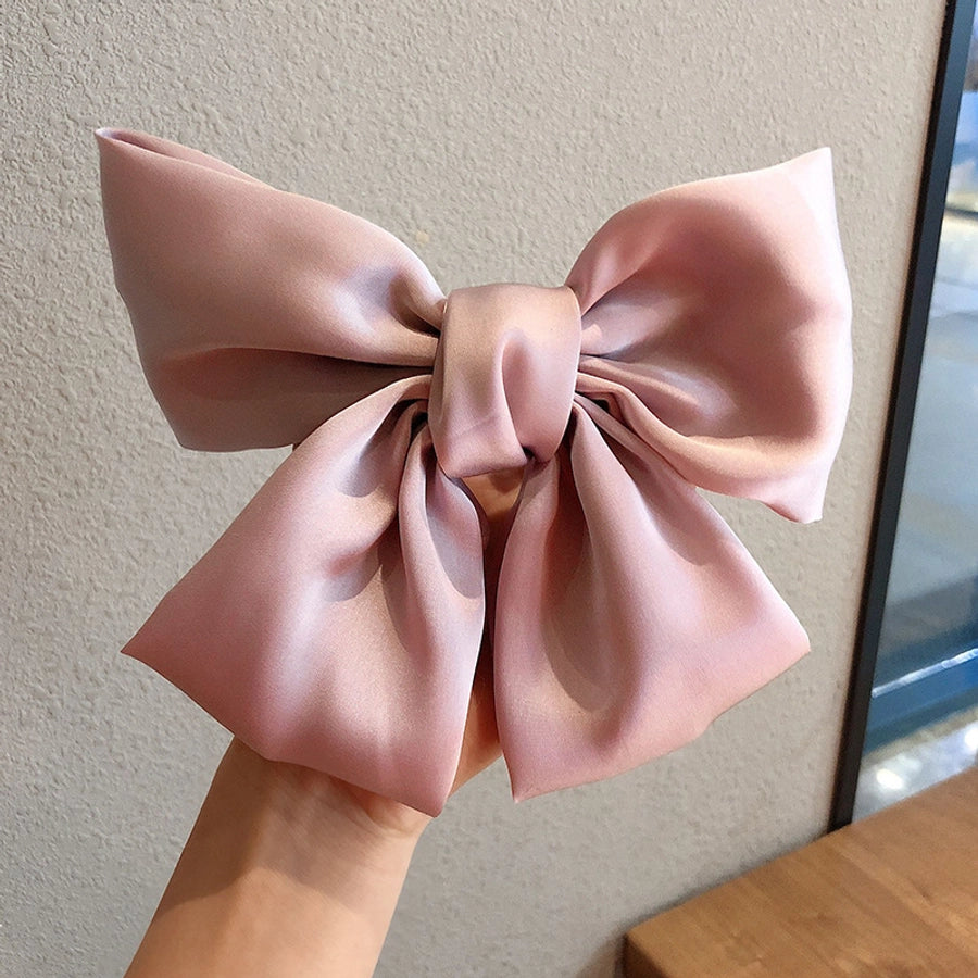 fashion bow knot cloth hair clip 1 piece