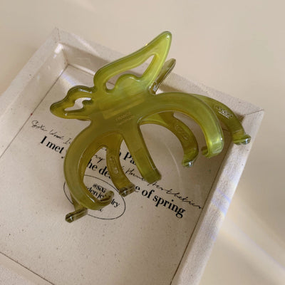 Super Beautiful Jelly Color Summer Acetate Grip High Sense Barrettes South Korea Temperament Thickened Simple and Durable New Women