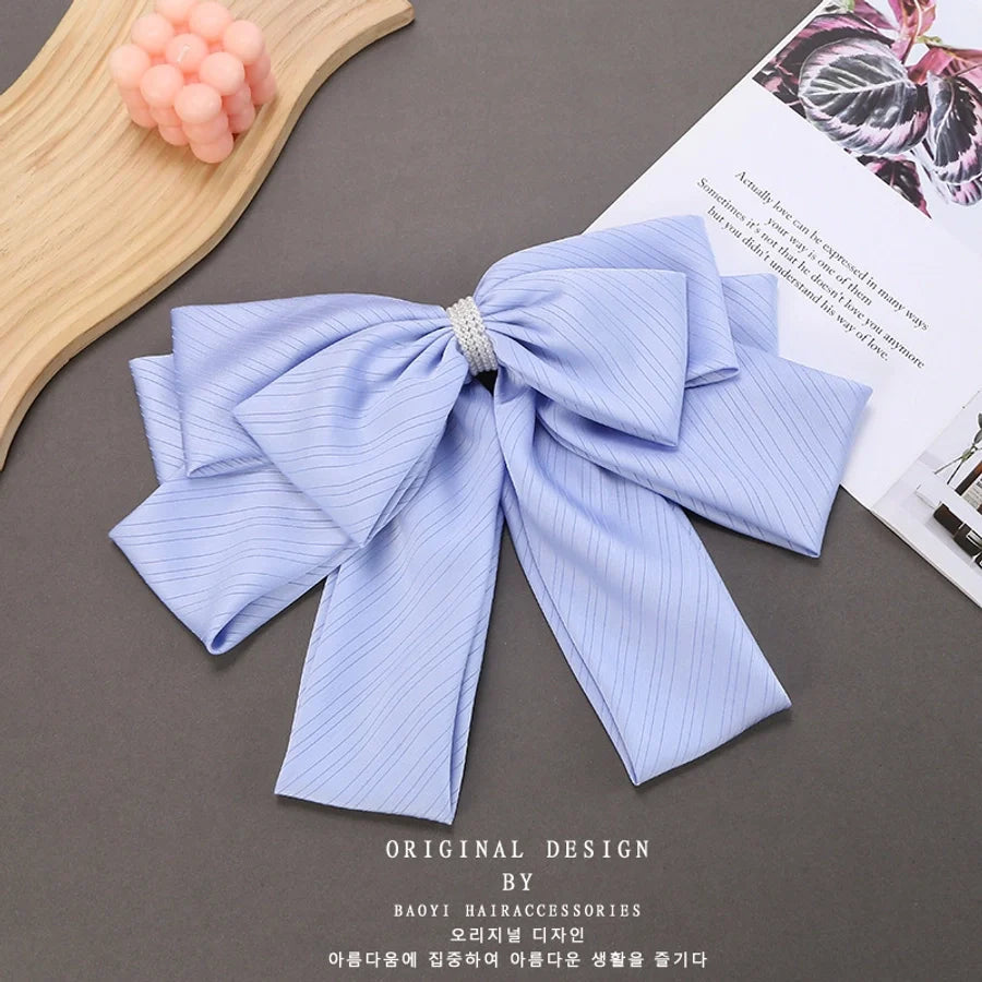 Women's Retro Bow Knot Cloth Hair Clip