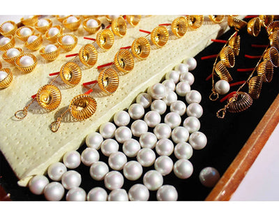 1 Pair Elegant Vintage Style Luxurious Geometric Brass 24K Gold Plated Ear Studs