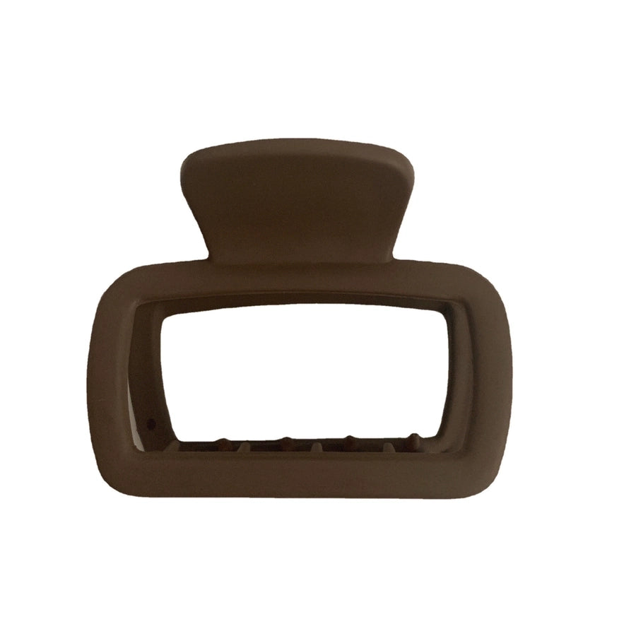 retro solid color plastic hair claws