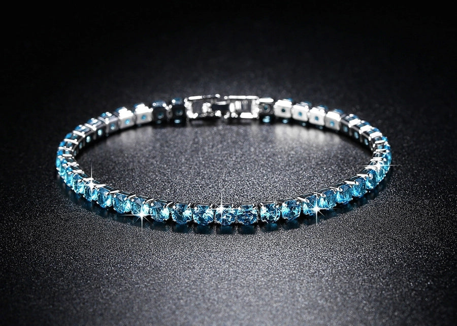 New   fashion  full diamond bracelet copper inlaid zircon bracelet women's bracelet jewelry lovers bracelet
