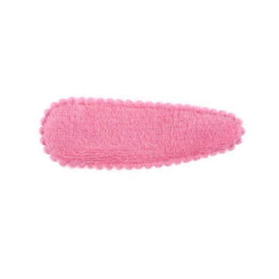 cute solid color alloy cloth hair clip 1 piece