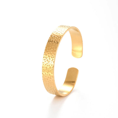 Vintage Style French Style Simple Style Leaf Heart Shape 304 Stainless Steel Bangle In Bulk